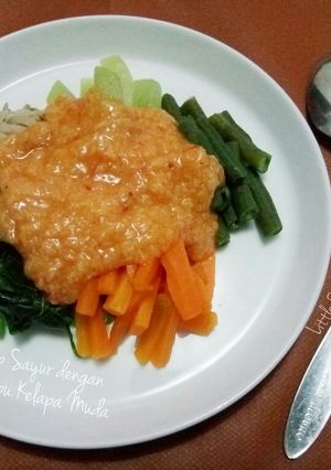 Foto resep Urap Sayur dengan Bumbu Kelapa Muda