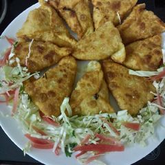 A picture of Fried chicken wanton.
