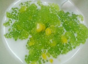รูปของ สาคูเปียกข้าวโพด