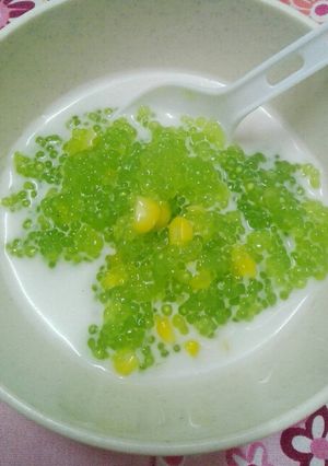 รูปของ สาคูเปียกข้าวโพด