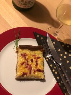 Schwäbischer Zwiebelkuchen mit Speck Rezepthauptbild