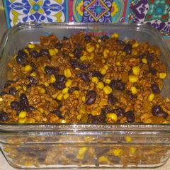A picture of Ground turkey taco meat.