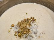 A picture of milk rose pudding