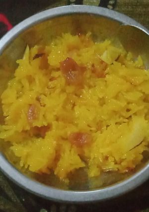 A picture of Meetha Chawal (Sweet Rice).