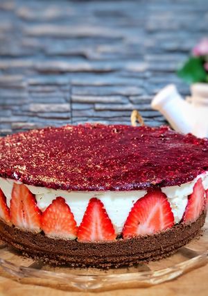 O poză a rețetei Cheesecake la rece 🍓.