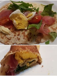 Una foto de Panqueques a la chapa