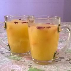 Peach coconut punch A picture of Peach coconut punch.