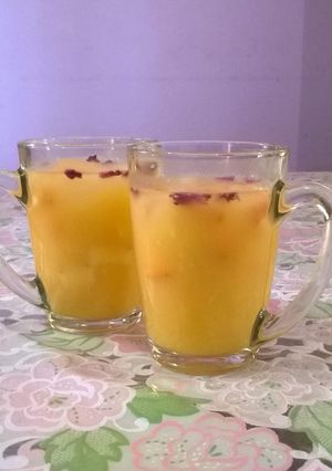A picture of Peach coconut punch.