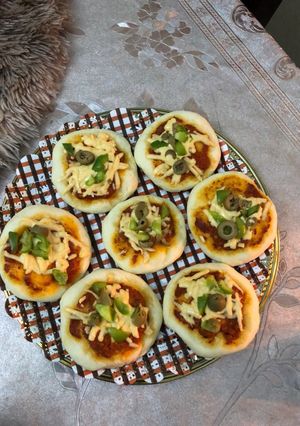 صورة لوصفة بيتزا