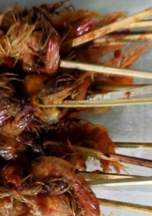 Foto resep Sate udang bakar
