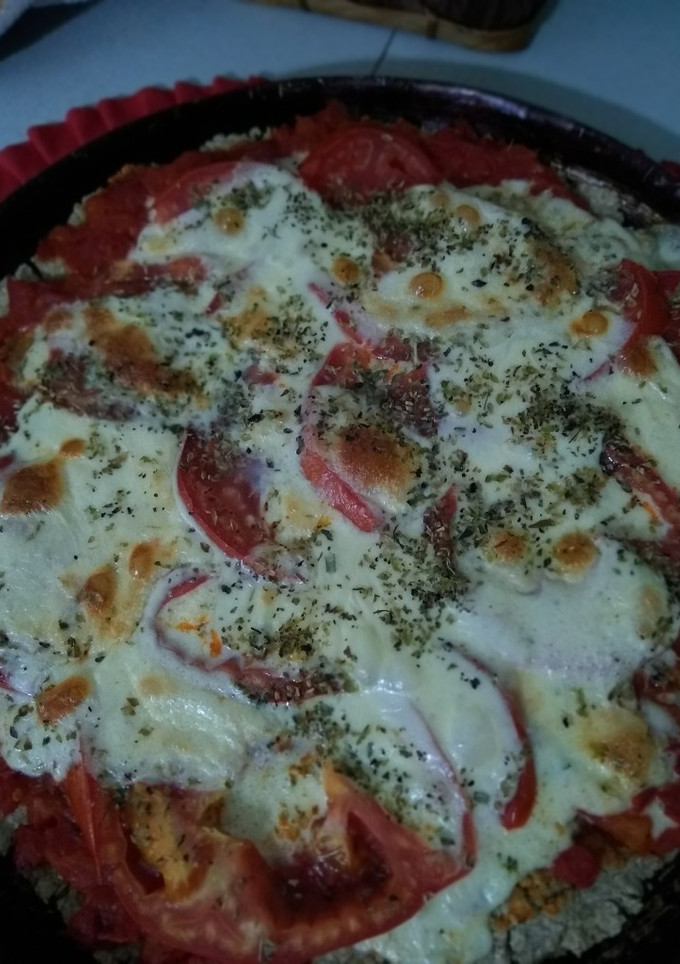 Una foto de Pizza de avena, rica y sana 😊