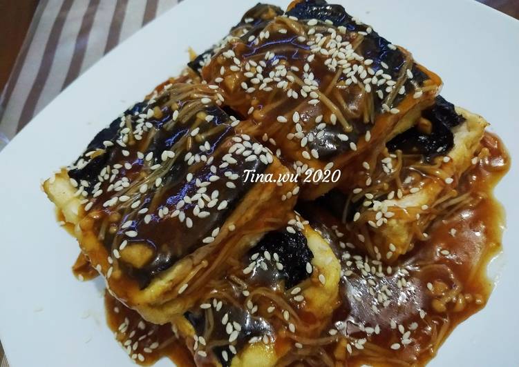 Bumbu meracik Tahu Nori teriyaki sauce, Bisa Manjain Lidah