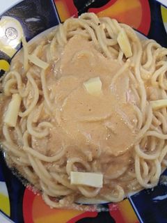 Una foto de Spaguettis en Salsa Coral