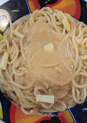 Una foto de Spaguettis en Salsa Coral