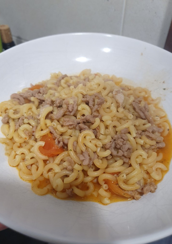 Una foto de Fideos a la cazuela express