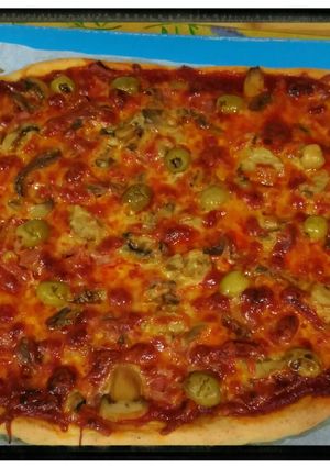 Una foto de Pizza caprichosa