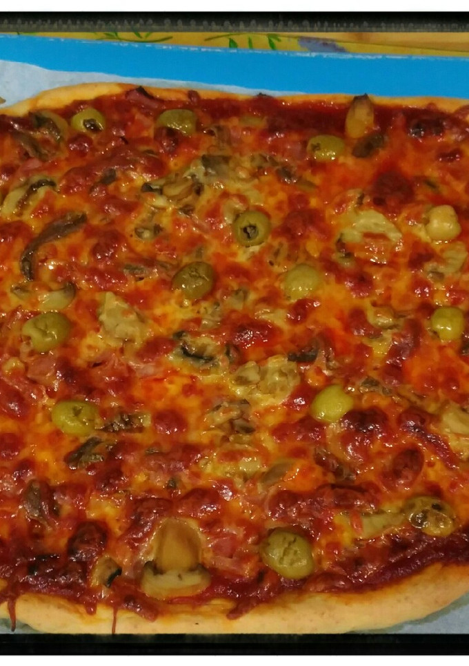 Una foto de Pizza caprichosa