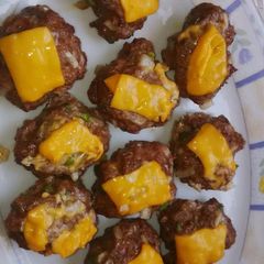 A picture of Baked meat ball.
