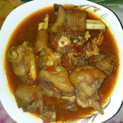 A picture of Ram Head pepper soup.