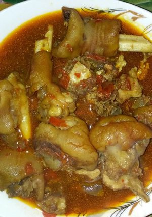A picture of Ram Head pepper soup.