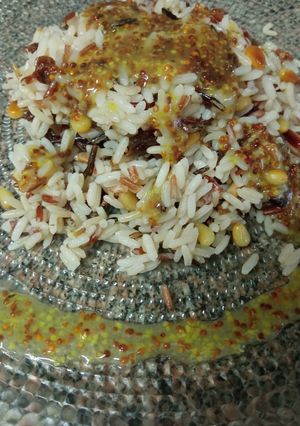 Foto principal de Arroz salvaje con vinagreta de mostaza