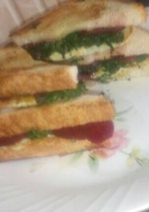 A picture of Kenyan style sandwich by Chef Nathan.