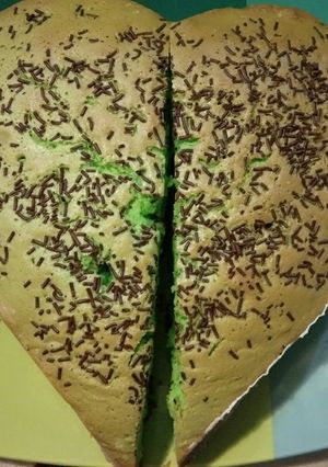 Foto resep Nyobain bolu pandan panggang ceres coklat...akhirnya... Maknyus