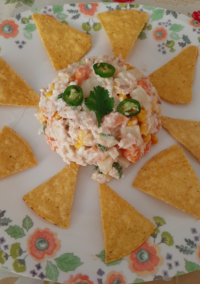 Una foto de Ensalada de atún con arroz