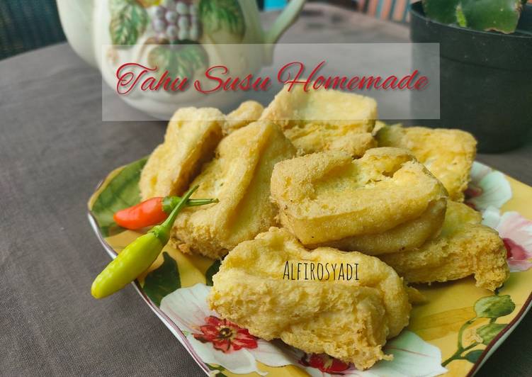 Resep Tahu Susu Homemade, Enak Banget