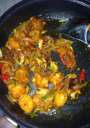 Foto resep Cumi saos pedas