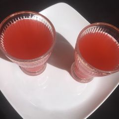 A picture of Water melon smoothy.