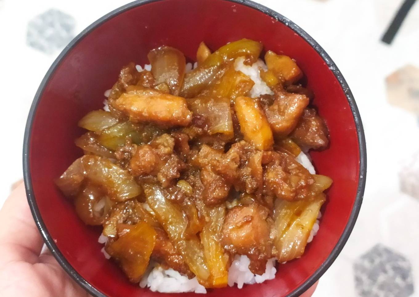 'Ayam' yakiniku ala yoshinoya