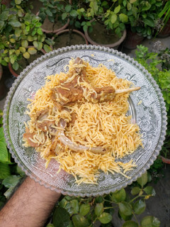 A picture of Mutton Pulao.