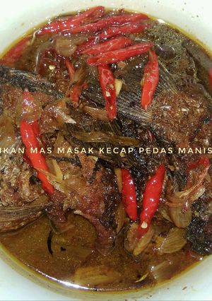 Foto resep Ikan Mas Masak Kecap Pedas Manis
