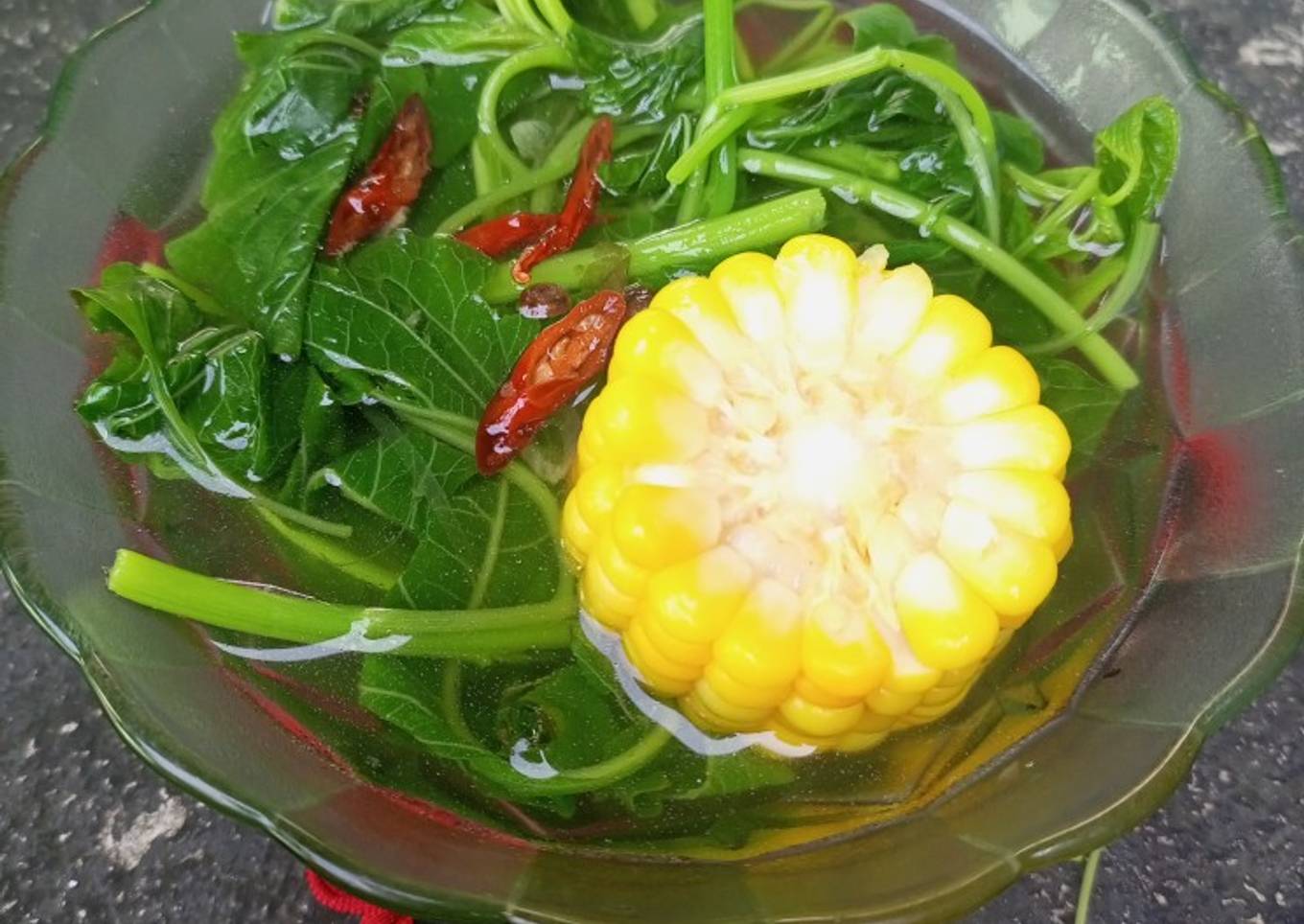 Resep Sayur Bayam Jagung, Enak Banget