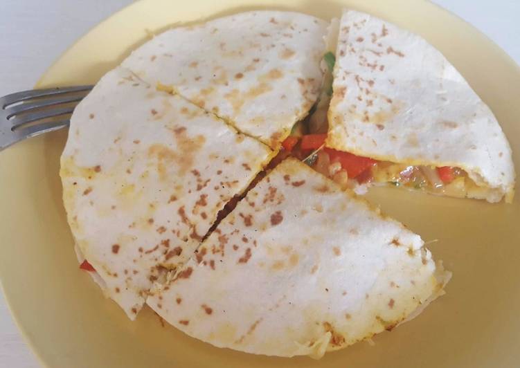 Easiest Way to Prepare Speedy Stuffed cheesy tortillas