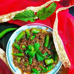 Instant Chilli Pickle A picture of Instant Chilli Pickle.