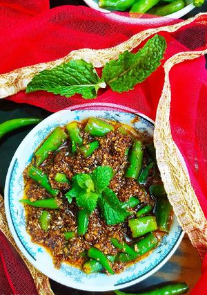 A picture of Instant Chilli Pickle.