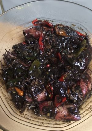 Foto resep Cumi tumis hitam