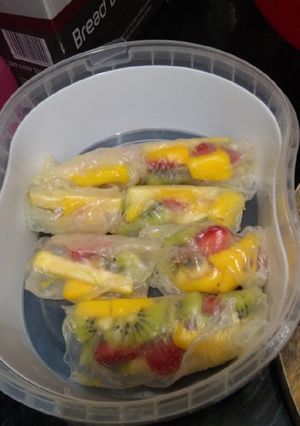 Foto resep Fruitful Vietnam spring roll