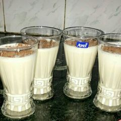 A picture of Banana milk shake.