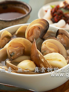 【無毒‧無二 真食物的生活家】酒蒸蛤蜊 的食譜成品照片