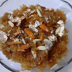 A picture of Lauki halwa.