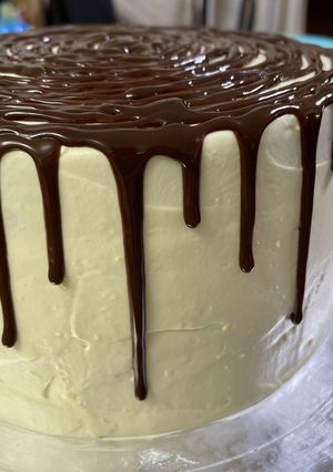 Una foto de Ganache de Chocolate Negro