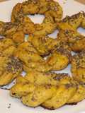 Coronitas de pistacho y maíz