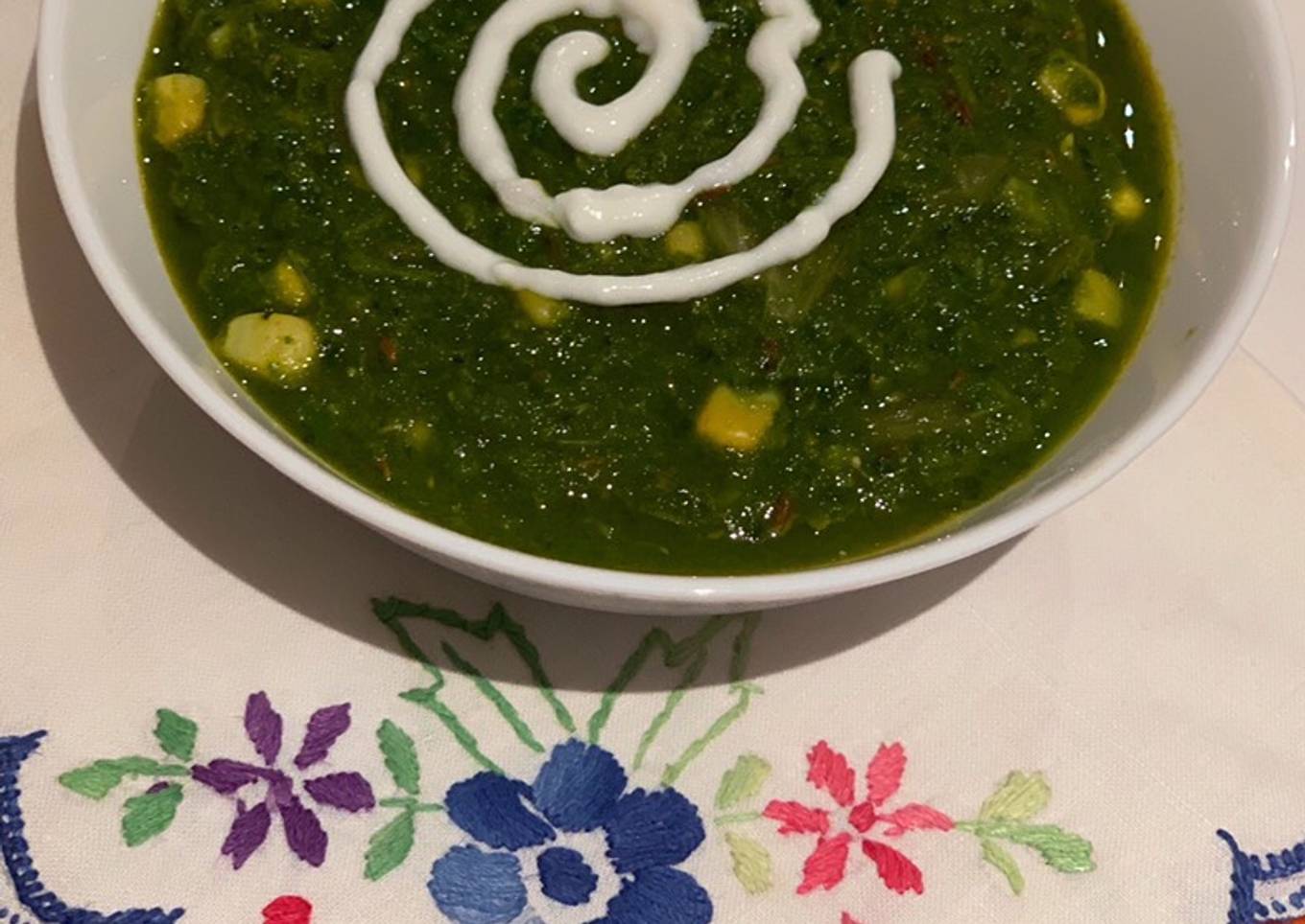 Palak Corn