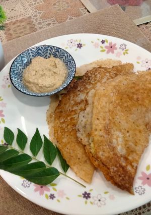 A picture of Vrat wala instant sabudana and samak rice dosa.