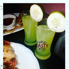 Mint lemonade A picture of Mint lemonade.