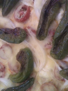 Una foto de Pizza vegana casera