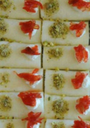 صورة لوصفة حلاوة الجبن بالقشطة البلدية